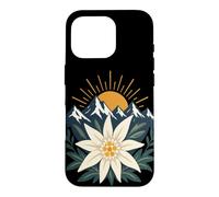 Custodia per iPhone 16 Pro Alpi Austriache Escursioni in montagna Edelweiss Flower