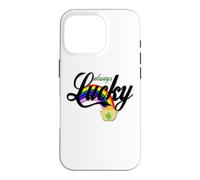 Custodia per iPhone 16 Pro Always Lucky - Barattolo di monete con arcobaleno