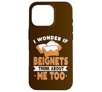 Custodia per iPhone 16 Pro Amante di New Orleans Mi chiedo se anche i beignets pensano a me