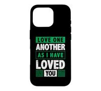 Custodia per iPhone 16 Pro Amatevi gli uni gli altri come io ho amato voi
