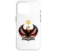 Custodia per iPhone 16 Pro American Bald Eagle Resistance Wings Pro Immigrant