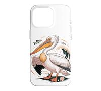 Custodia per iPhone 16 Pro American White Pelican Sea Bird Birder