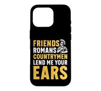 Custodia per iPhone 16 Pro Amici Romani Countrymen Lend Me Your Ear Impero Romano