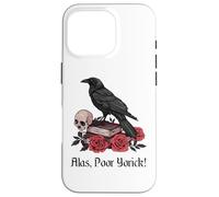 Custodia per iPhone 16 Pro Amleto Shakespeare Gioca Citazione Ahimè, Povero Yorick!