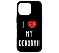 Custodia per iPhone 16 Pro Amo Deborah Nome Divertente