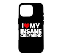 Custodia per iPhone 16 Pro Amo la mia ragazza folle