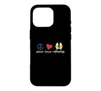 Custodia per iPhone 16 Pro Amore di pace Riflessologia Massaggio riflessologo