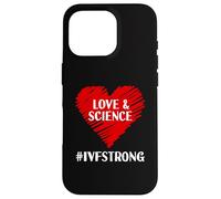 Custodia per iPhone 16 Pro Amore e scienza IVF Forte recupero dell'uovo Infertilità dell'embrione
