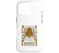 Custodia per iPhone 16 Pro Anansi il ragno Storie Folklore di imbroglioni dell'Africa occidentale