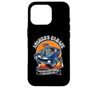 Custodia per iPhone 16 Pro Andres's Garage Hotrod Design auto d'epoca per nome Andres