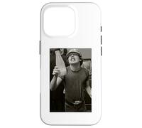 Custodia per iPhone 16 Pro Angus Young ACDC Thunderstruck chitarrista di Dick Barnatt