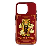 Custodia per iPhone 16 Pro Anno Della Tigre Zodiaco Cinese Capodanno Cinese Oroscopo