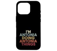 Custodia per iPhone 16 Pro Antonia Name Antonia Personalized Name First Given