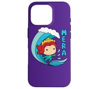 Custodia per iPhone 16 Pro Aquaman Movie Chibi Mera and Mermaid Wave