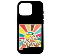 Custodia per iPhone 16 Pro Arte Solare Colorata in Stile Southwest del New Mexico