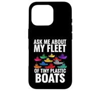 Custodia per iPhone 16 Pro Ask Me About My Fleet Of Tiny Plastic Boats 3D Printing Fun