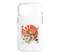 Custodia per iPhone 16 Pro Astronauta giapponese Cosmic Wanderer Space Cat
