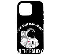 Custodia per iPhone 16 Pro Astronauta Space Lover Le migliori battute di papà della galassia