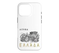 Custodia per iPhone 16 Pro Atene Grecia in lingua greca con architettura greca