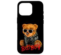 Custodia per iPhone 16 Pro Bad Boy Tee Shirt, Funny Teddy Bear Graphic Design Style Fun