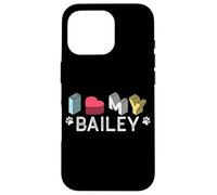 Custodia per iPhone 16 Pro Bailey Nome Cane Personalizzato Bailey Pet Lover
