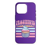 Custodia per iPhone 16 Pro Baker Frostitute Divertente gioco di parole Cupcake Muffin Pasticceria Panetteria