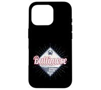 Custodia per iPhone 16 Pro Baltimore in Maryland Stati Uniti souvenir vintage USA