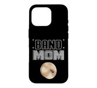 Custodia per iPhone 16 Pro Band Mom, Marching Band Mama, la madre della simpatica suonatrice di piatti