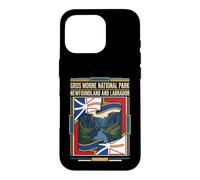 Custodia per iPhone 16 Pro Bandiera del parco nazionale Gros Morne Terranova e Labrador