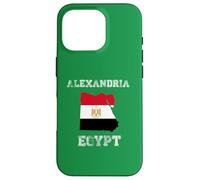 Custodia per iPhone 16 Pro Bandiera dell'Egitto Distressed Alessandria Pride