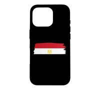 Custodia per iPhone 16 Pro Bandiera dell'Egitto, souvenir patriottico per le vacanze