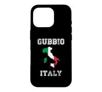 Custodia per iPhone 16 Pro Bandiera Italia invecchiata Gubbio Pride