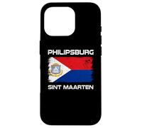 Custodia per iPhone 16 Pro Bandiera Philipsburg Sint Maarten