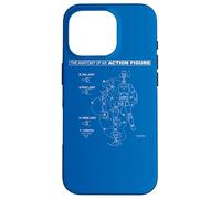 Custodia per iPhone 16 Pro Batman Action Figure Anatomy