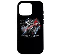 Custodia per iPhone 16 Pro Batman v Superman Lightning v Heat Vision