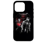 Custodia per iPhone 16 Pro Batman v Superman Stand Off