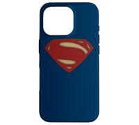 Custodia per iPhone 16 Pro Batman v Superman Super Movie Logo