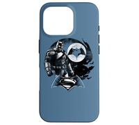 Custodia per iPhone 16 Pro Batman v Superman Waiting and Protecting