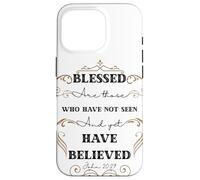 Custodia per iPhone 16 Pro Beati coloro che non hanno visto Giovanni 20:29 Pasqua ebraica
