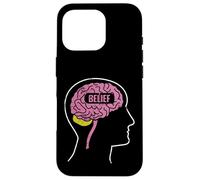 Custodia per iPhone 16 Pro Belief Brain Power, progettazione del pensiero