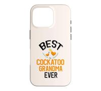 Custodia per iPhone 16 Pro Best Cockatoo Nonna Ever Carino Pet Bird