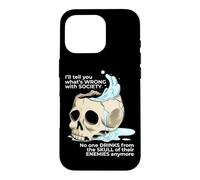Custodia per iPhone 16 Pro Bevanda Di Halloween Dal Teschio Dei Tuoi Nemici
