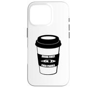 Custodia per iPhone 16 Pro Bevi prima il caffè e poi pagaia in kayak