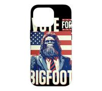 Custodia per iPhone 16 Pro Bigfoot for President Election Vote Sasquatch USA Flag 2024