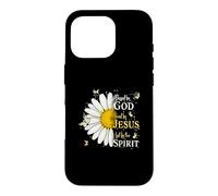 Custodia per iPhone 16 Pro Blessed By God Loved By Jesus Led By Spirit Faith