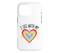 Custodia per iPhone 16 Pro Blind Inspirational quote Kindness I See With My Heart