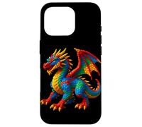 Custodia per iPhone 16 Pro Blocchi Costruzione Dragon Lover Master Builder Costruire Mattoni