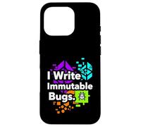 Custodia per iPhone 16 Pro Blockchain Developer Funny I Write Immutable Bugs