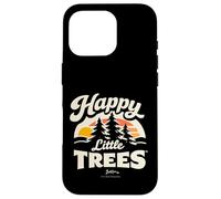 Custodia per iPhone 16 Pro Bob Ross Happy Little Trees