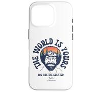 Custodia per iPhone 16 Pro Bob Ross The World Is Yours